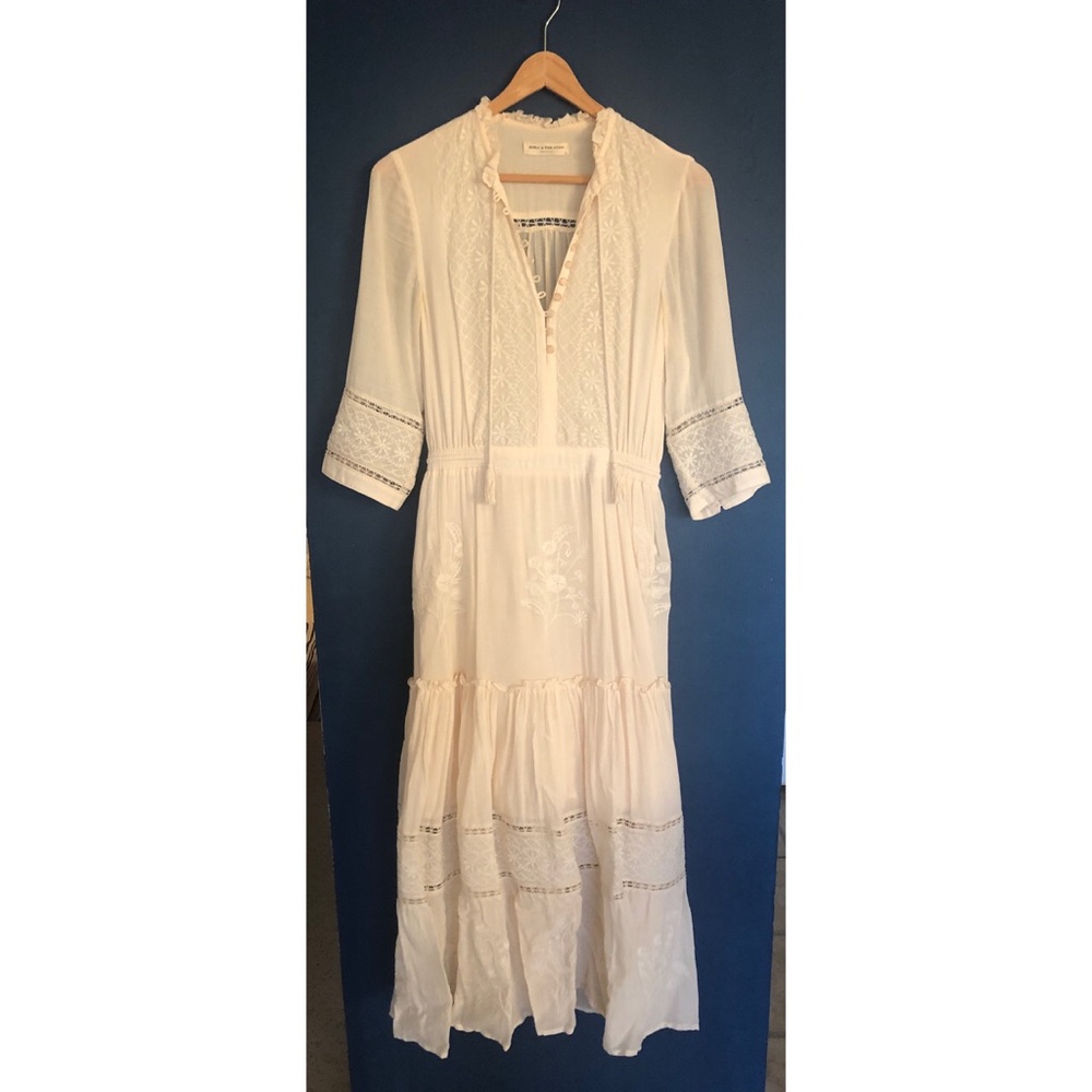 Spell White Lace Maxi Dress - Picture 3 of 8